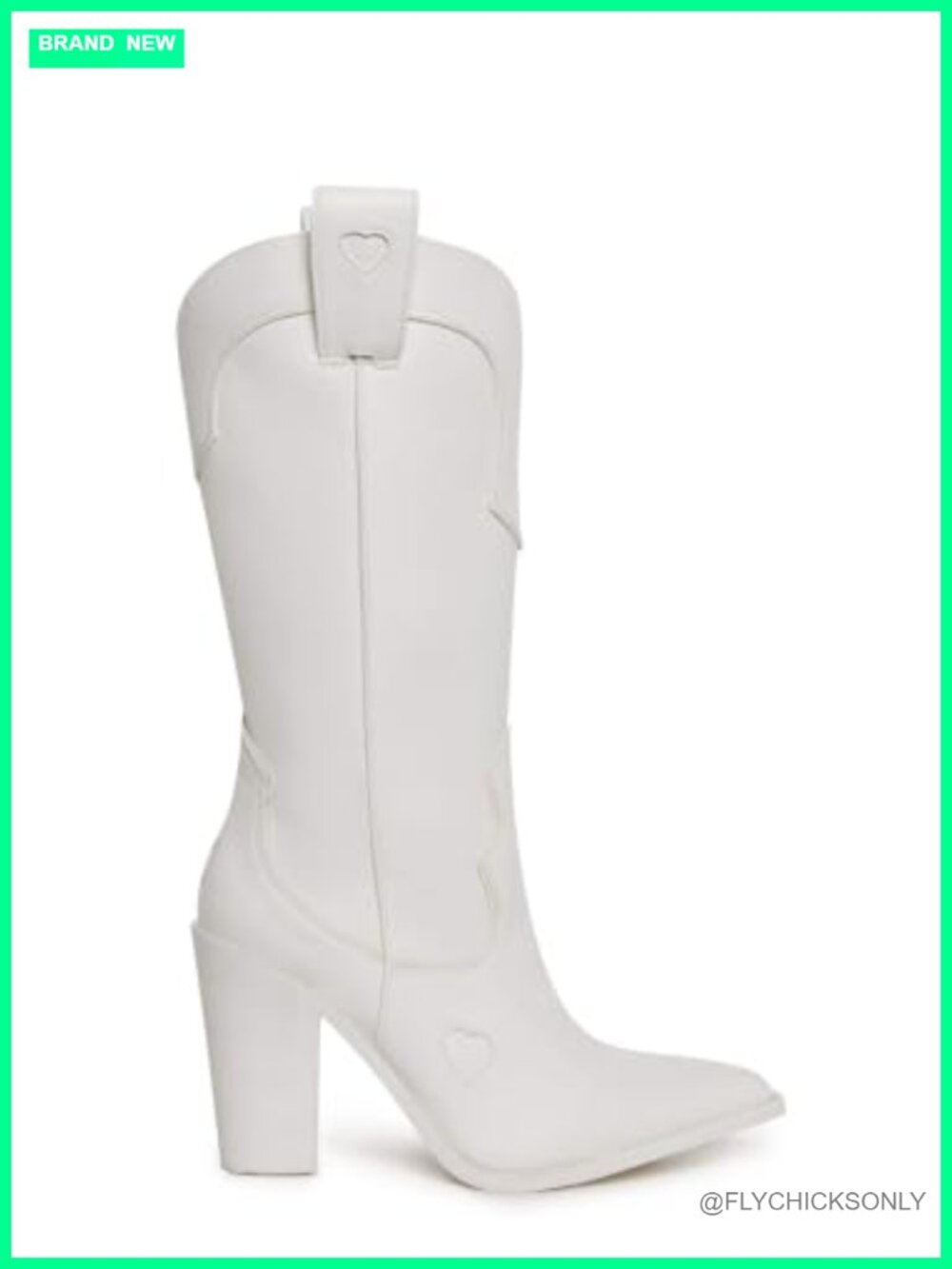 Sugar Thrillz Cowgirl Boot Vegan Leather Mid-Calf Western Heeled Boots